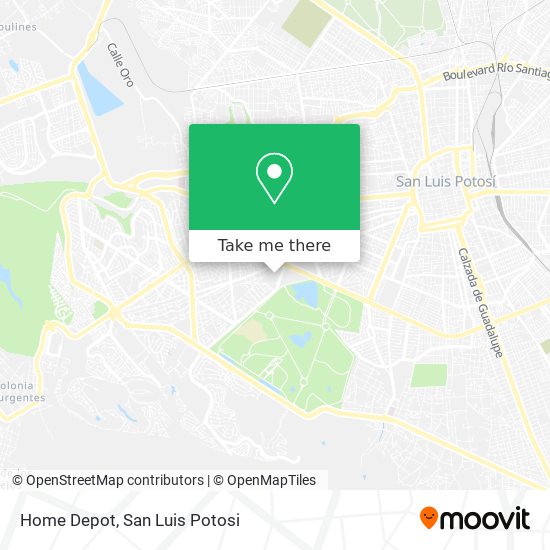 Home Depot map