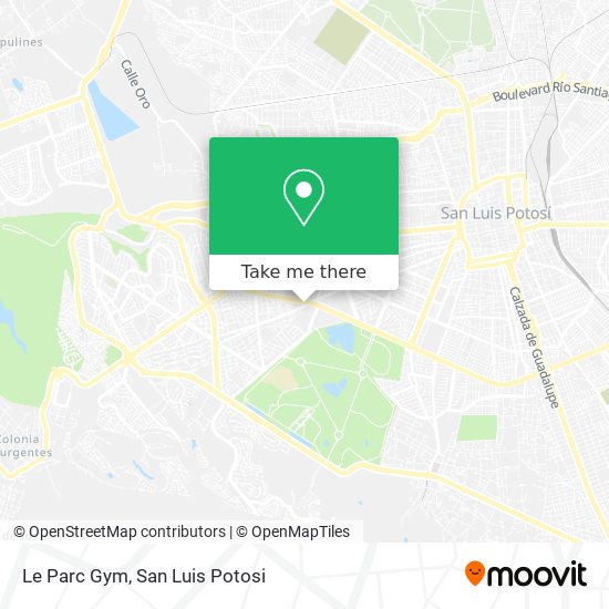 Le Parc Gym map