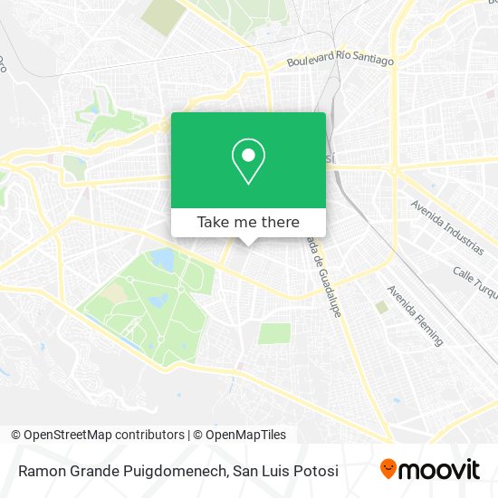 Mapa de Ramon Grande Puigdomenech