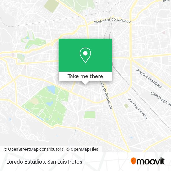 Loredo Estudios map