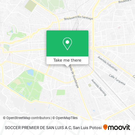 SOCCER PREMIER DE SAN LUIS A C map