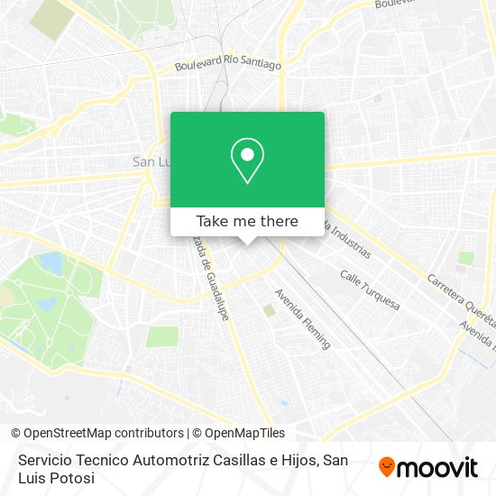 Servicio Tecnico Automotriz Casillas e Hijos map