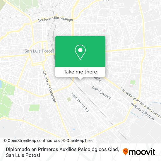 Diplomado en Primeros Auxilios Psicológicos Ciad map