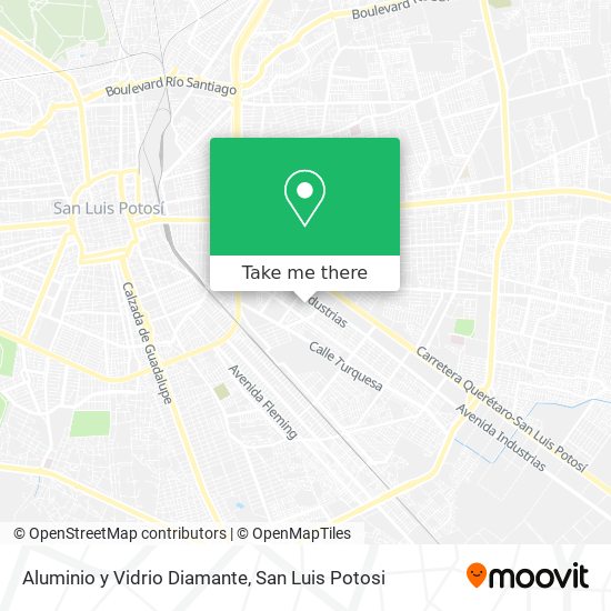 Mapa de Aluminio y Vidrio Diamante