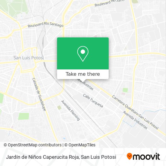 Jardín de Niños Caperucita Roja map