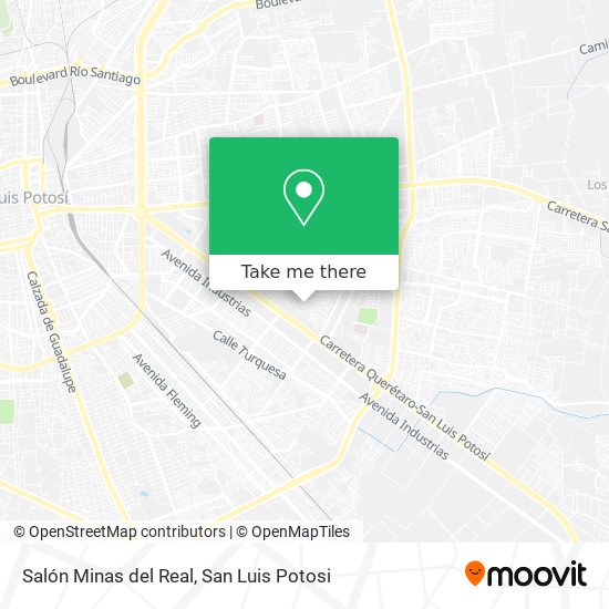 Salón Minas del Real map