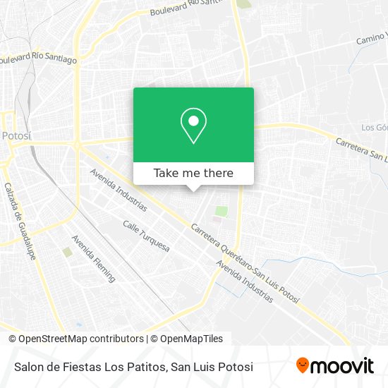 Mapa de Salon de Fiestas Los Patitos