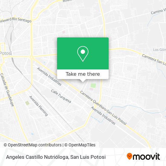 Mapa de Angeles Castillo Nutrióloga