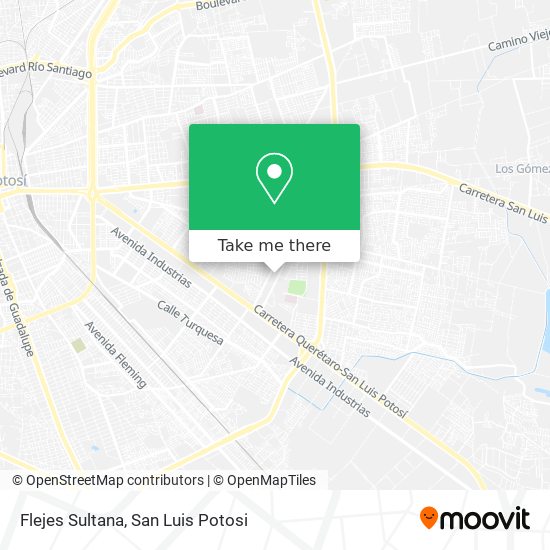 Flejes Sultana map