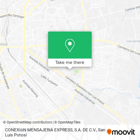CONEXIóN MENSAJERíA EXPRESS, S.A. DE C.V. map