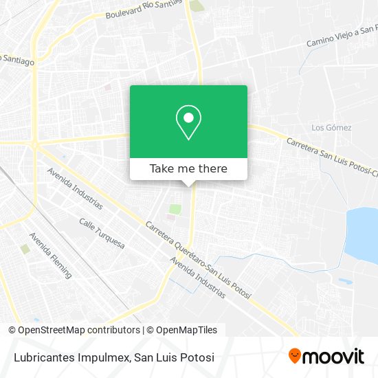 Lubricantes Impulmex map