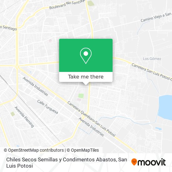 Mapa de Chiles Secos Semillas y Condimentos Abastos