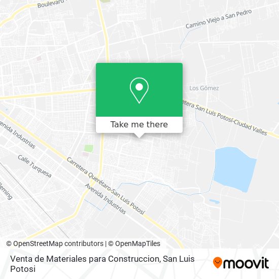 Venta de Materiales para Construccion map