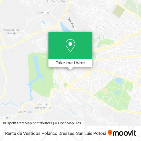 Mapa de Renta de Vestidos Polanco Dresses
