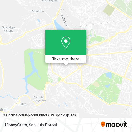 Mapa de MoneyGram