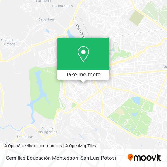 Semillas Educación Montessori map