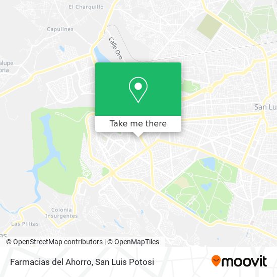 Farmacias del Ahorro map