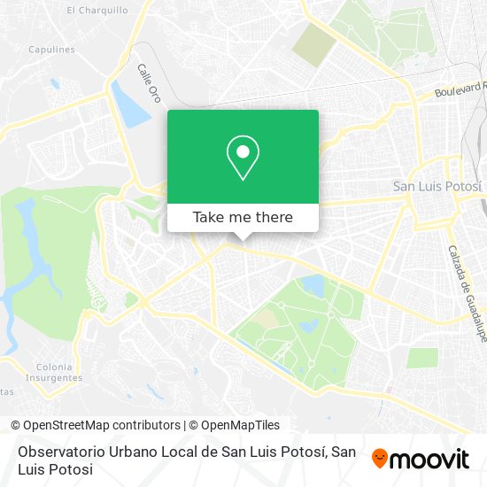 Observatorio Urbano Local de San Luis Potosí map