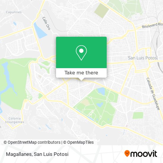 Magallanes map
