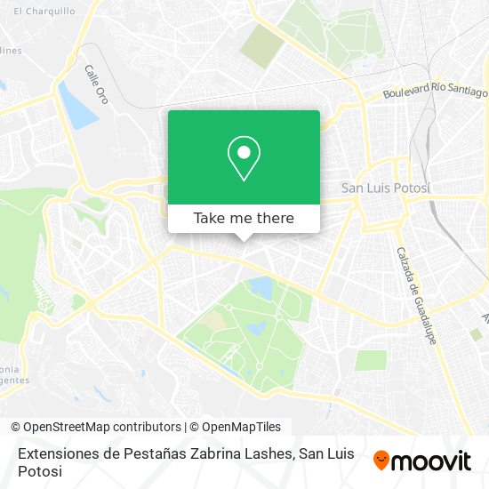 Extensiones de Pestañas Zabrina Lashes map