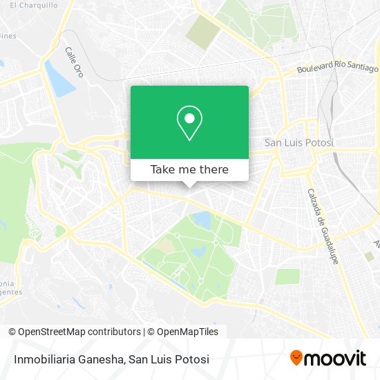 Mapa de Inmobiliaria Ganesha
