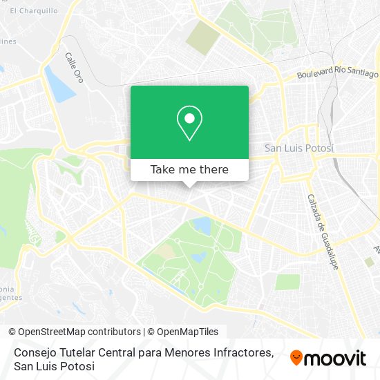 Consejo Tutelar Central para Menores Infractores map