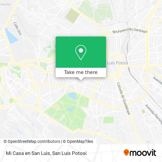 Mapa de Mi Casa en San Luis