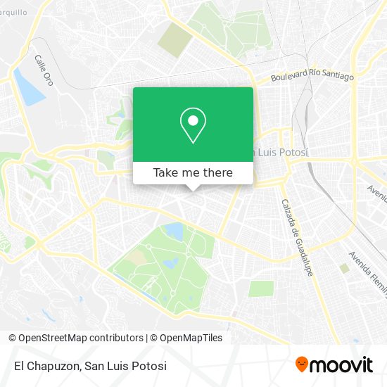 El Chapuzon map