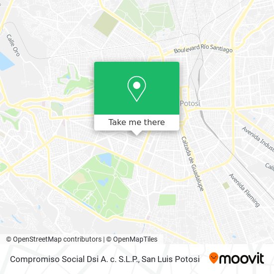 Compromiso Social Dsi A. c. S.L.P. map