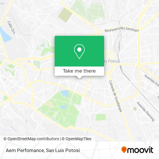 Aem Perfomance map