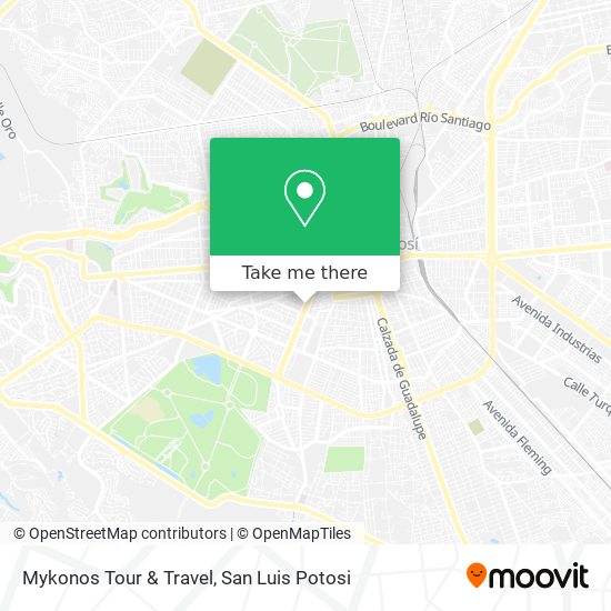 Mykonos Tour & Travel map