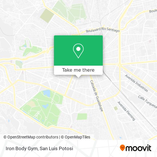 Iron Body Gym map