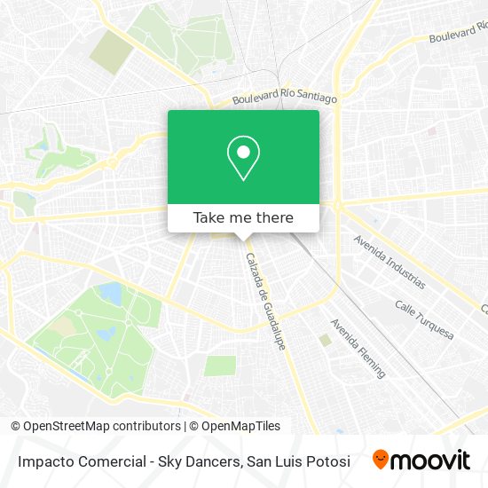 Impacto Comercial - Sky Dancers map