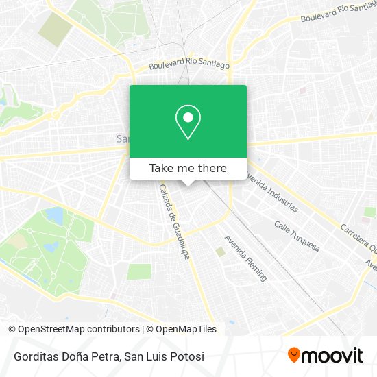 Mapa de Gorditas Doña Petra