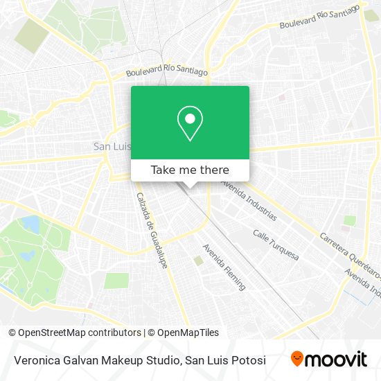 Veronica Galvan Makeup Studio map