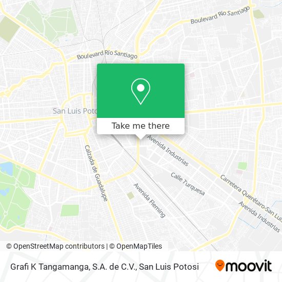 Grafi K Tangamanga, S.A. de C.V. map
