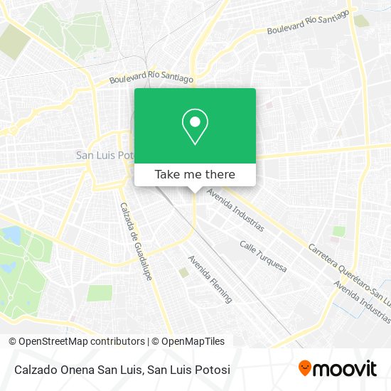 Calzado Onena San Luis map