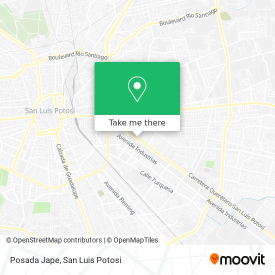 Posada Jape map
