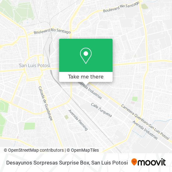 Desayunos Sorpresas Surprise Box map