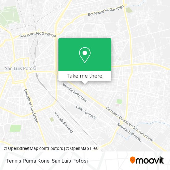 Mapa de Tennis Puma Kone