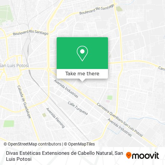 Divas Estéticas Extensiones de Cabello Natural map
