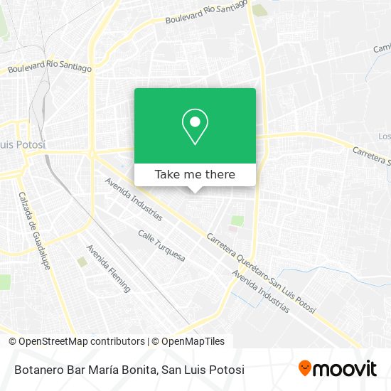 Mapa de Botanero Bar María Bonita