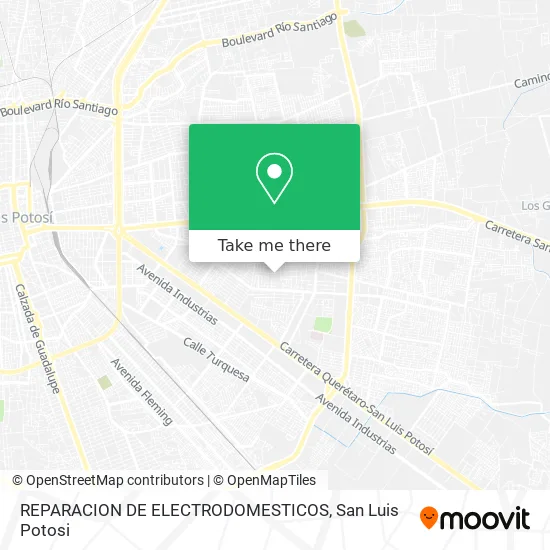 REPARACION DE ELECTRODOMESTICOS map