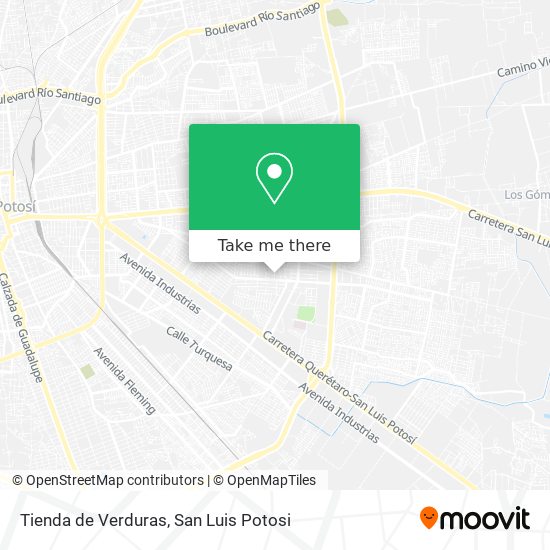 Tienda de Verduras map
