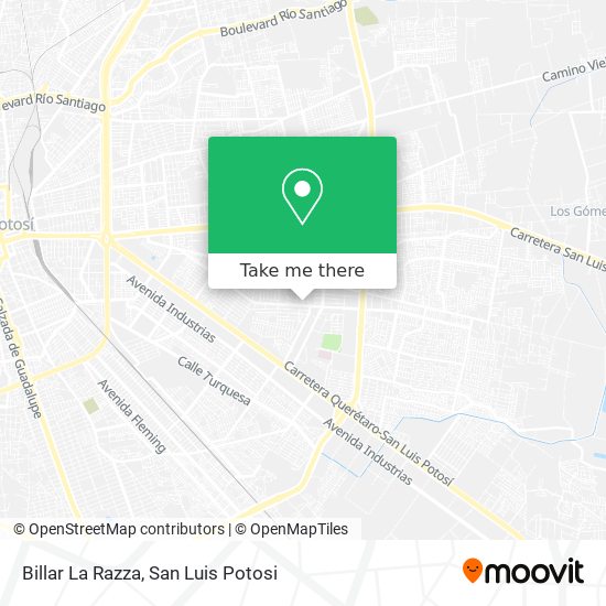 Billar La Razza map