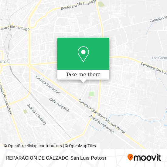 REPARACION DE CALZADO map