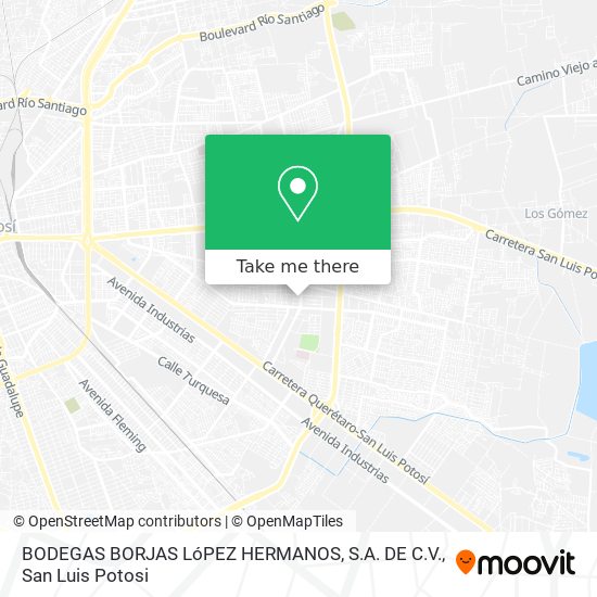 BODEGAS BORJAS LóPEZ HERMANOS, S.A. DE C.V. map