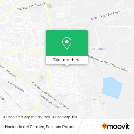 Mapa de Hacienda del Carmen