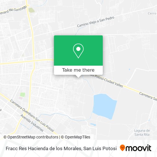 Fracc Res Hacienda de los Morales map