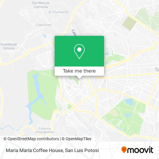 María María Coffee House map